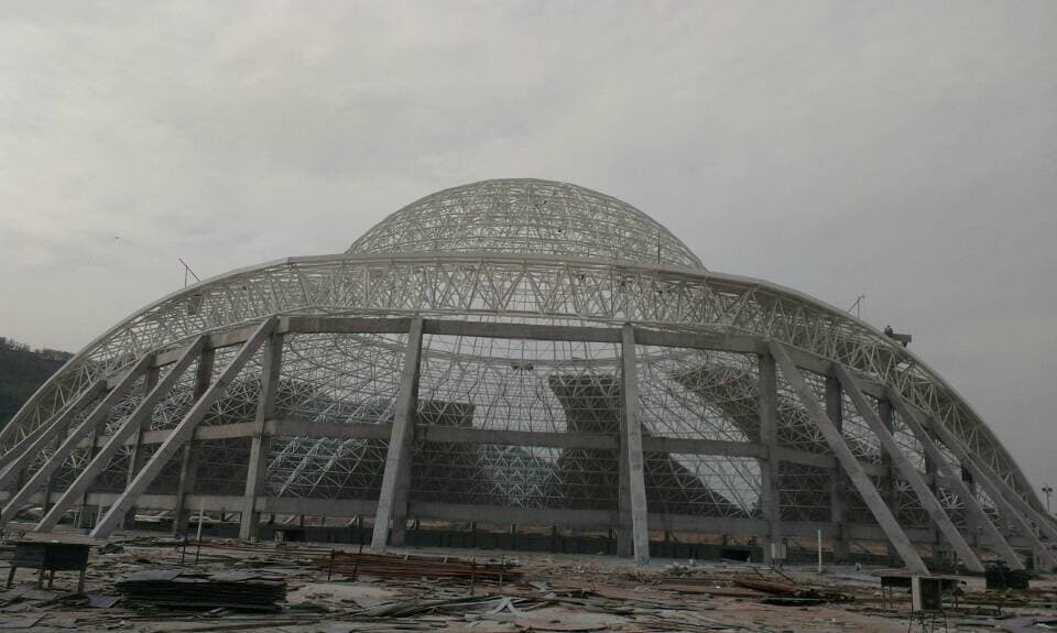 安国风雨操场网架