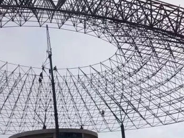 安国篮球馆球形网架厂家价格