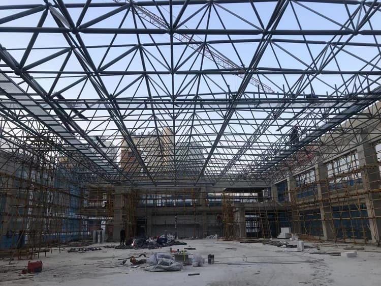 安国第一附属小学体育馆网架